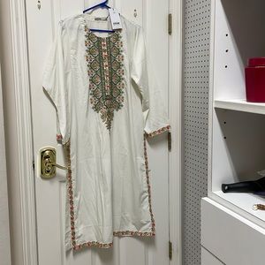 Brand new embroidered khaadi kurta from the new eid collection